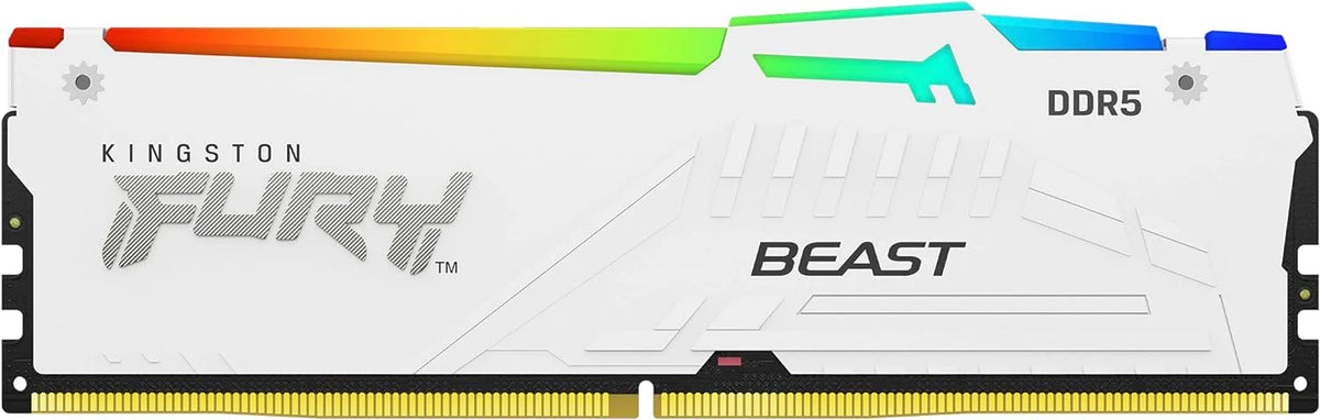 Kingston FURY Beast Czarny RGB XMP 64GB 6000MT/s DDR5 CL40 DIMM Pamięć gracza dla komputerów stacjonarnych Zestaw 4 - KF560C40BBAK4-64