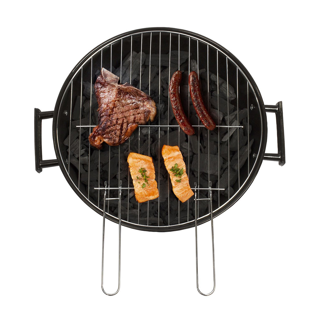 Grill węglowy Livoo 41 cm zielono-czarny - Doc172ve
