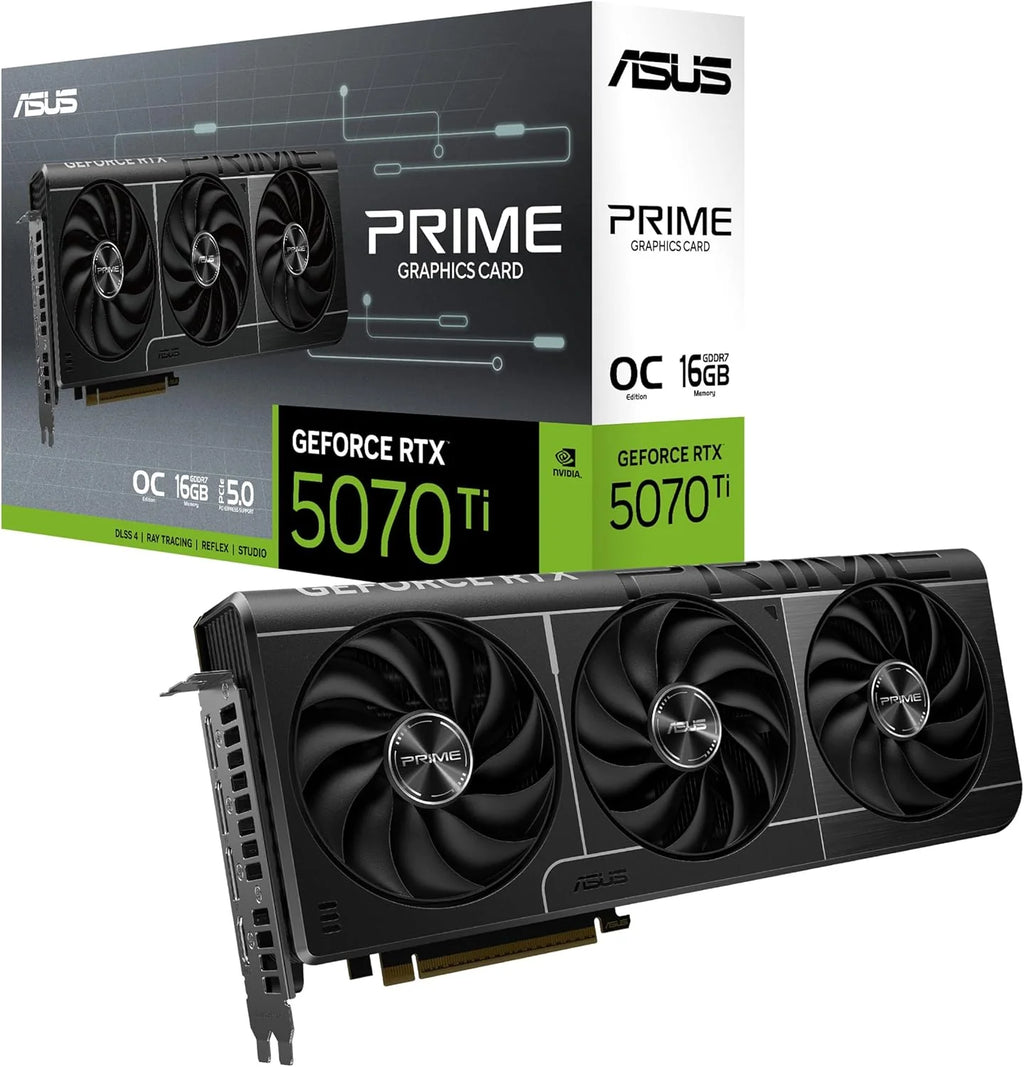 ASUS GeForce RTX 5070 Ti Prime OC (16 GB GDDR7/PCI Express 5.0/MHz/28000MHz)