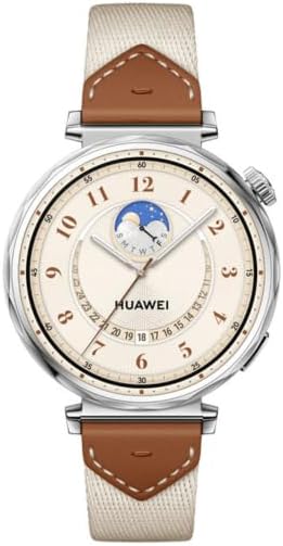 HUAWEI WATCH GT 5 Pro 42 mm Smartwatch, ostre krawędzie, profesjonalny zegarek sportowy, śledzenie stanu zdrowia, monitor EKG, czas pracy baterii do 7 dni, GPS, połączenie Bluetooth, iOS i Android,
