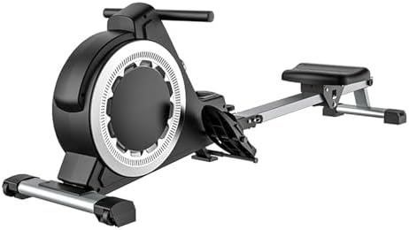 Wioślarz, magnetyczny rower Bluetooth z kompatybilnością z aplikacją, wyświetlacz LCD, pojemność 158 kg, do domowej siłowni i treningu cardio