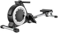 Wioślarz, magnetyczny rower Bluetooth z kompatybilnością z aplikacją, wyświetlacz LCD, pojemność 158 kg, do domowej siłowni i treningu cardio