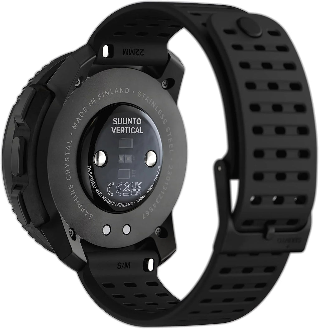 SUUNTO Vertical – Przygodowy zegarek GPS, monitor aktywności, dwupasmowy GNSS i mapy offline, obsługa ponad 95 dyscyplin sportowych, wskaźniki treningowe i analiza regeneracji.