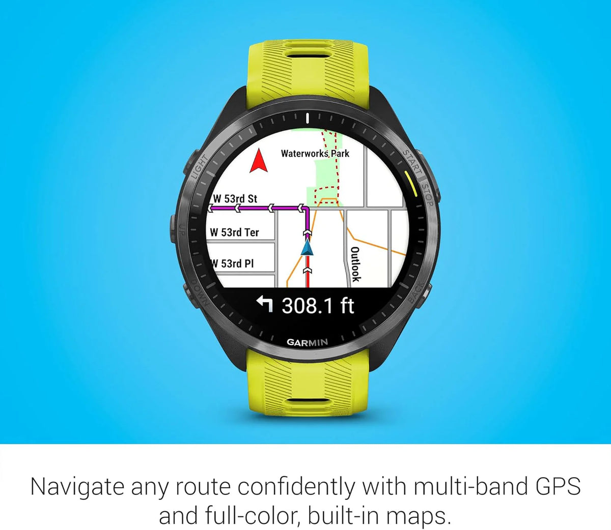 Garmin Forerunner® 965 Inteligentny zegarek do biegania, kolorowy wyświetlacz AMOLED, pomiary treningu i informacje o odzyskiwaniu, czarny i pudrowo-szary, 010-02809-00