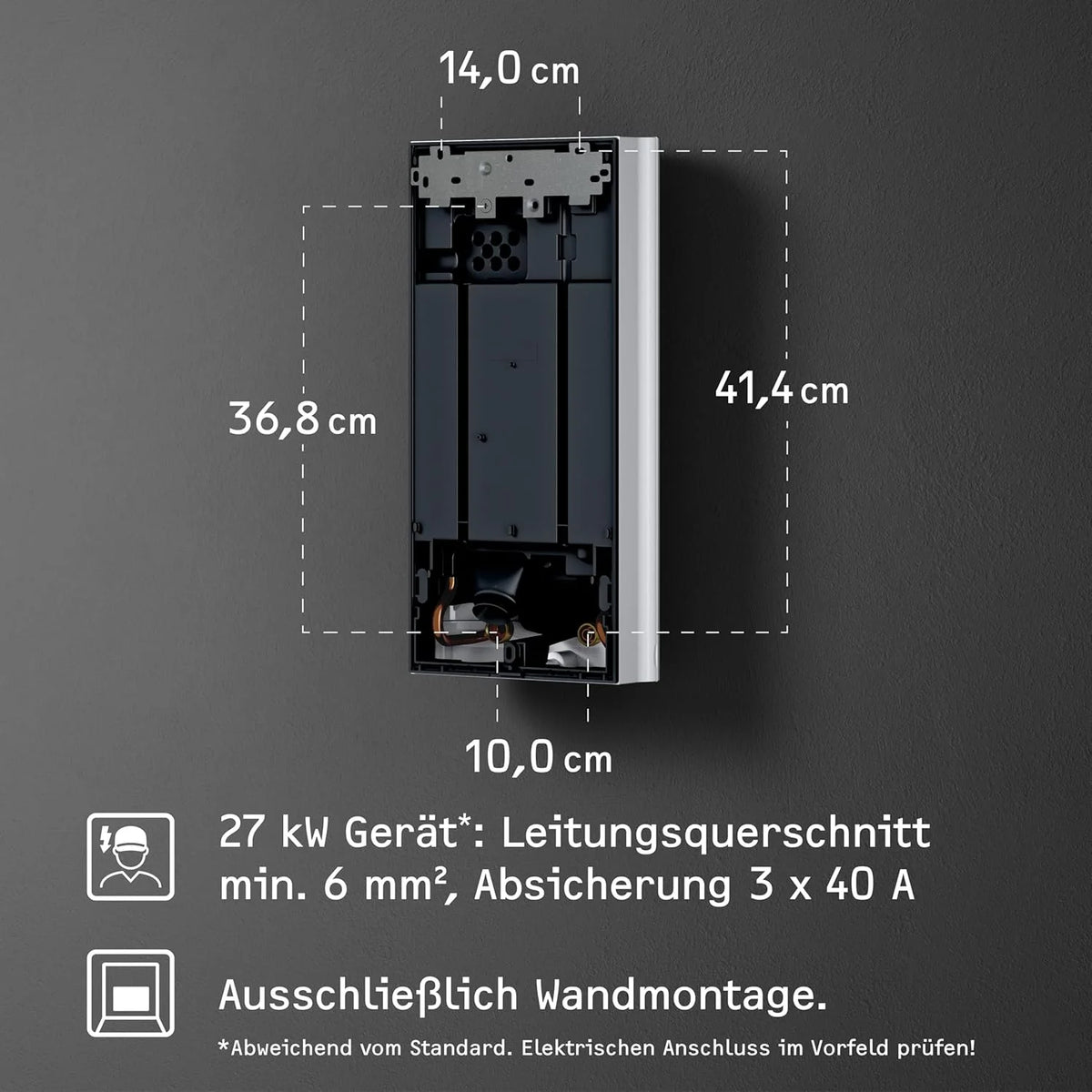 STIEBEL ELTRON Najnowsza generacja elektronicznego podgrzewacza wody HDB-E 11/13 Trend, energooszczędny dzięki technologii 2i, regulacja żądanej temperatury, 204208