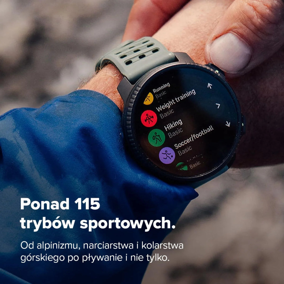 SUUNTO Vertical 2 Zegarek sportowy GPS, jasny 1,5-calowy ekran dotykowy AMOLED, latarka LED, 20-dniowy czas pracy baterii, mapy offline, wskaźniki treningowe i informacje o regeneracji, podwójny GNSS
