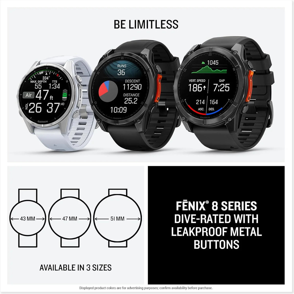 Garmin Fenix 8 47mm AMOLED Slate Gray Steel/Black