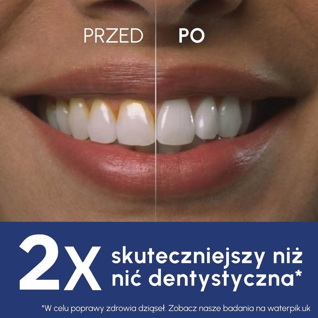 Waterpik Irygator Ultra Professional, 6 Końcówek, Zaawansowana Kontrola Ciśnienia z 10 Trybami, Usuwanie Płytki Nazębnej, Kolor Azul, 650 ml (WP-662EU)