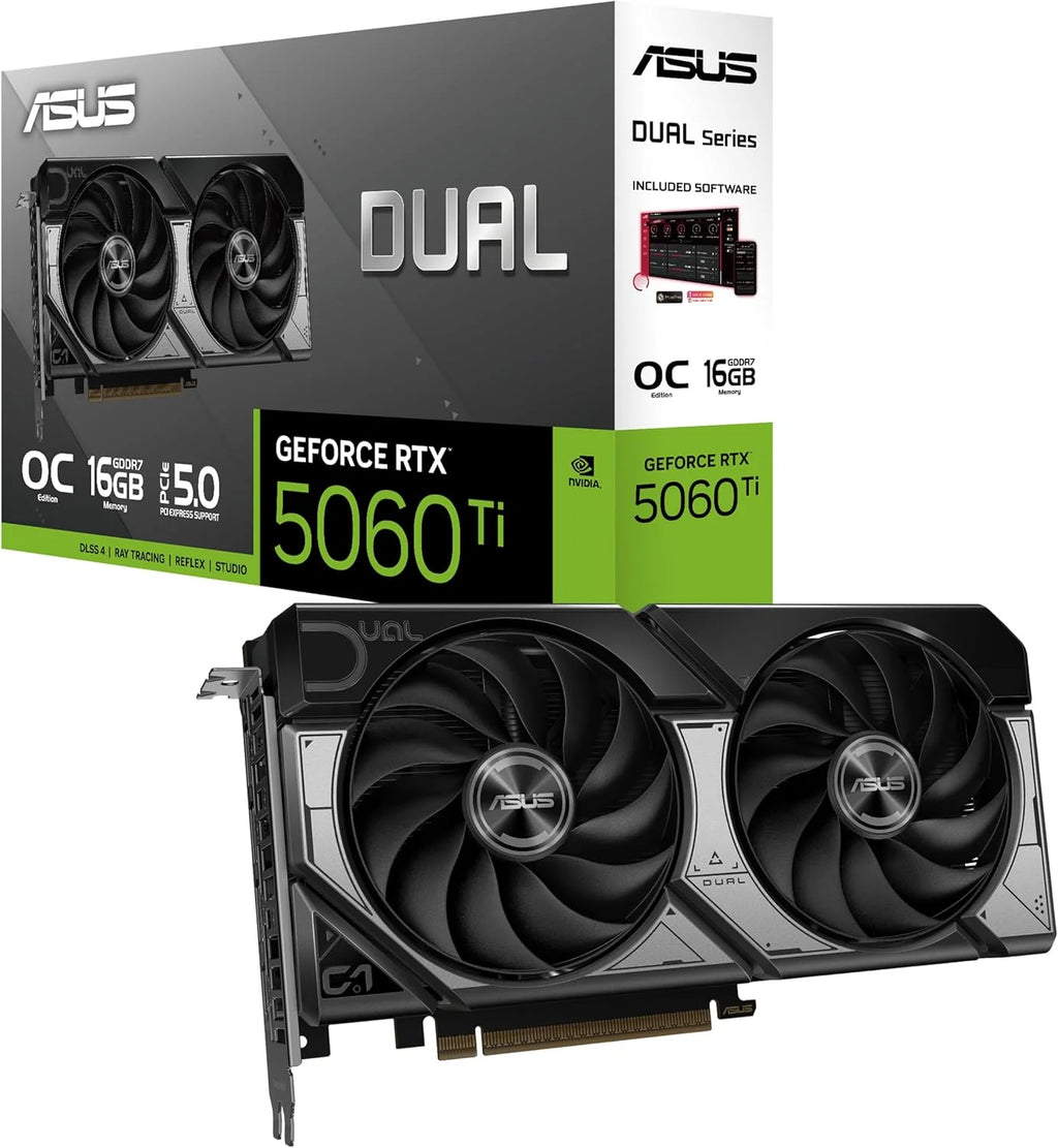 ASUS Dual -RTX5060TI-O16G NVIDIA GeForce RTX 5060 Ti 16 GB GDDR7