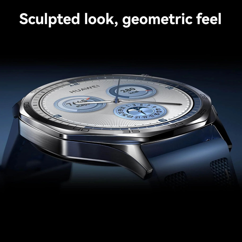 HUAWEI WATCH GT 5 Pro 42 mm Smartwatch, ostre krawędzie, profesjonalny zegarek sportowy, śledzenie stanu zdrowia, monitor EKG, czas pracy baterii do 7 dni, GPS, połączenie Bluetooth, iOS i Android,