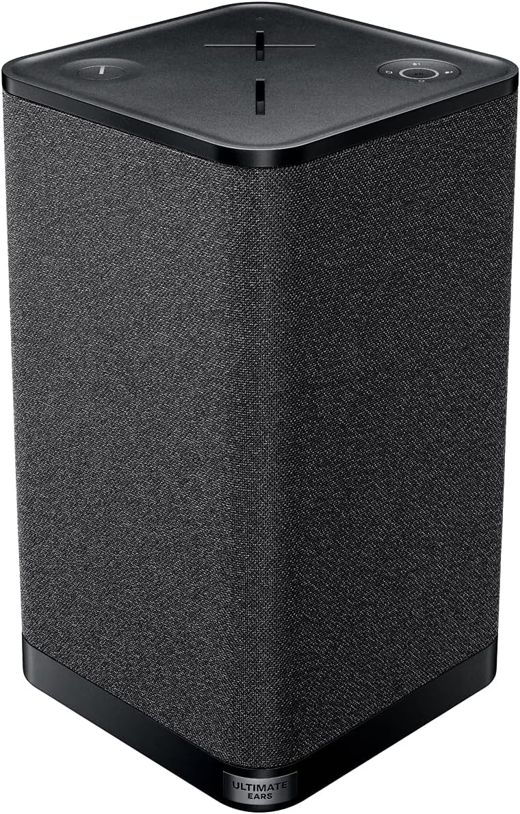 ULTIMATE EARS HYPERBOOM, przenośny bezprzewodowy głośnik Bluetooth, głośny głośnik, głęboki bas, wodoodporny zgodnie z IPX4, zasięg 45 m, czarny