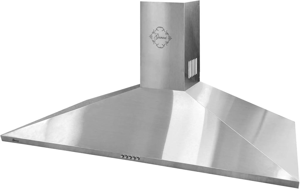 GURARI Okap ścienny GCH C 147 IS 120 N okap kuchenny 120 cm 1000 m³/h stal nierdzewna