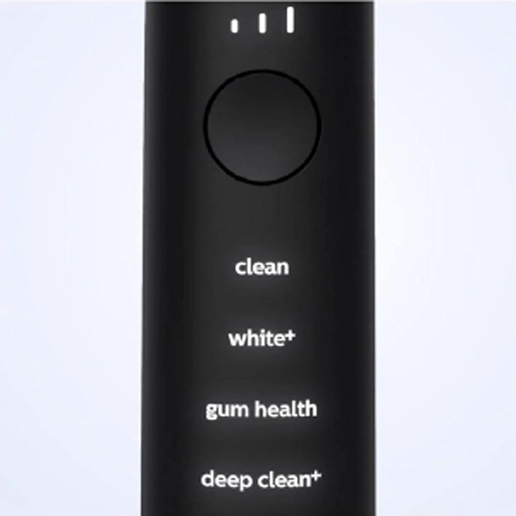 Philips Sonicare DiamondClean 9000, elektryczna szczoteczka soniczna z aplikacją, czujnik nacisku, szklanka do ładowania, kolor czarny i różowe złoto, podwójne opakowanie, model HX9914/57