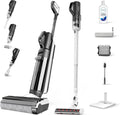 Tineco FLOOR ONE S5 Inteligentny bezprzewodowy odkurzacz na mokro i na sucho i mop do twardych podłóg, cyfrowy wyświetlacz, długi czas pracy, doskonały do lepkiego bałaganu i sierści zwierząt
