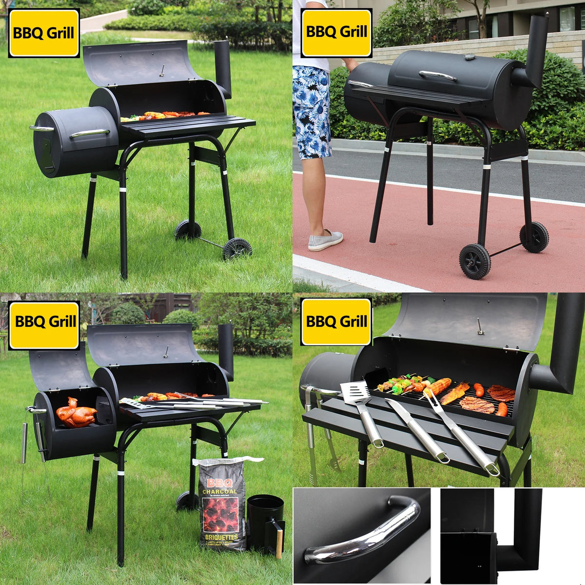 Grill węglowy Vebreda Outdoor 2026 – grill, wędzarnia i grill na patio i do ogrodu