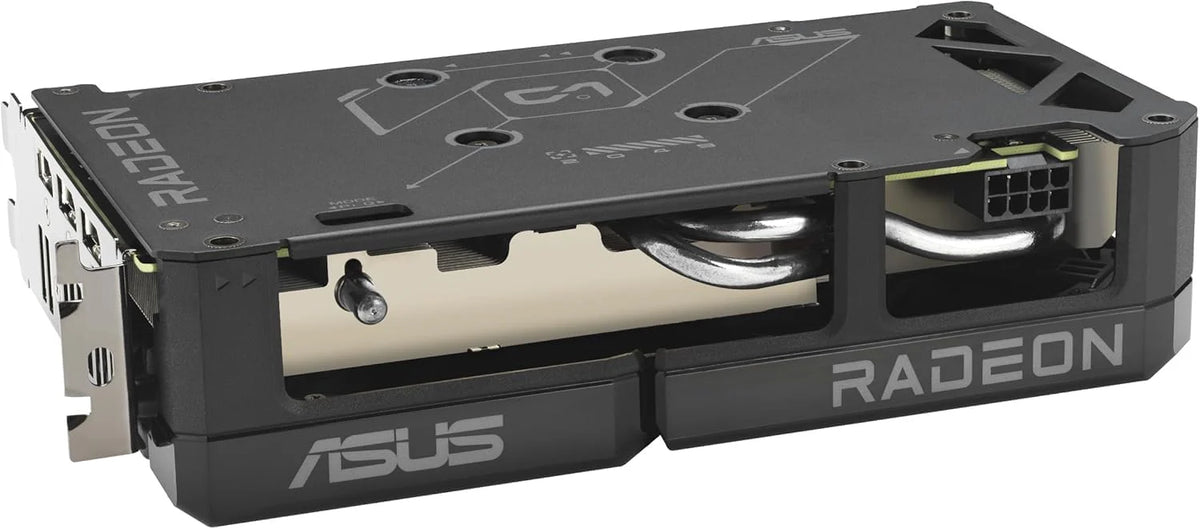 ASUS Dual Radeon RX 9060 XT 16GB GDDR6 – karta graficzna (PCIe 5.0, HDMI 2.1b, DisplayPort 2.1a, gniazdo 2.5, wentylatory osiowe, technologia 0dB)
