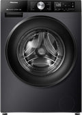 Hisense WF3S1043BB3 pralka z funkcją pary, 10,5 kg, 1400 U-Min-ConnectLife16 programów antyalergicznych, program do prania dla niemowląt, pranie automatyczne pranie QuickWash, 15 min, puch-Eco 40-60°C