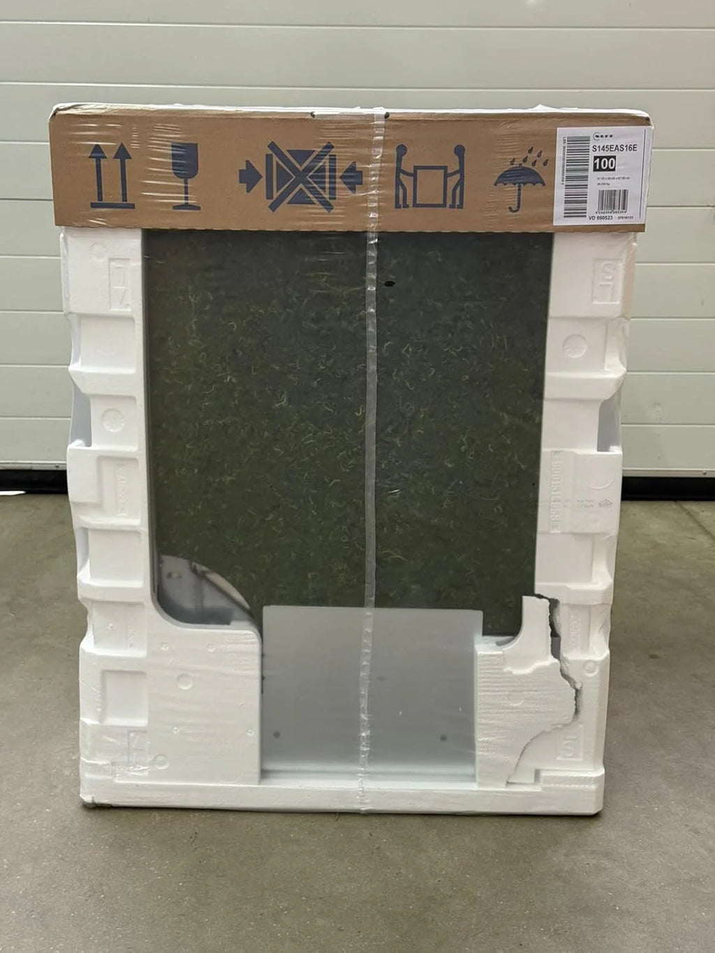 Neff S145EAS16E, N 50, inteligentna zmywarka do naczyń, częściowo zintegrowana 60 cm, zmywarka, wyprodukowano w Niemczech, kosz na sztućce, bardzo cichy, otwarty, intensywne czyszczenie w temperaturze
