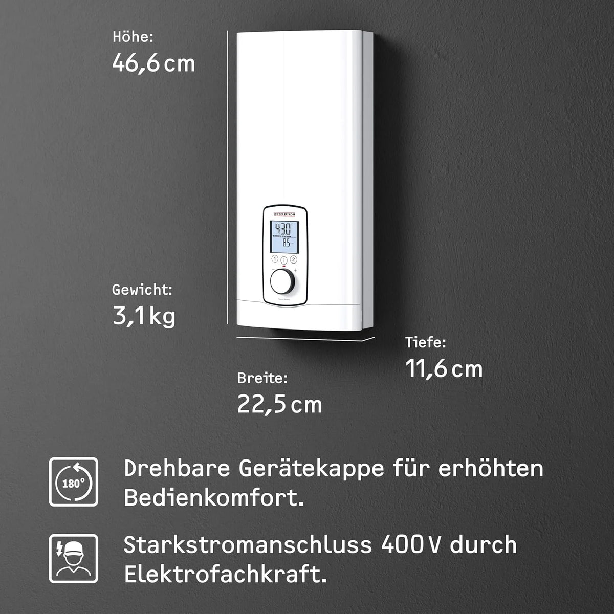 Stiebel Eltron Eltron Ogrzewacz Wody, Biały, 400 W