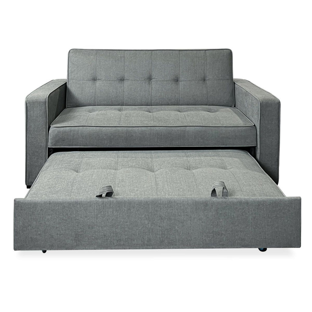 Sofa Vienna 2-osobowa z podłokietnikami, szara, nowoczesny, praktyczny i funkcjonalny design