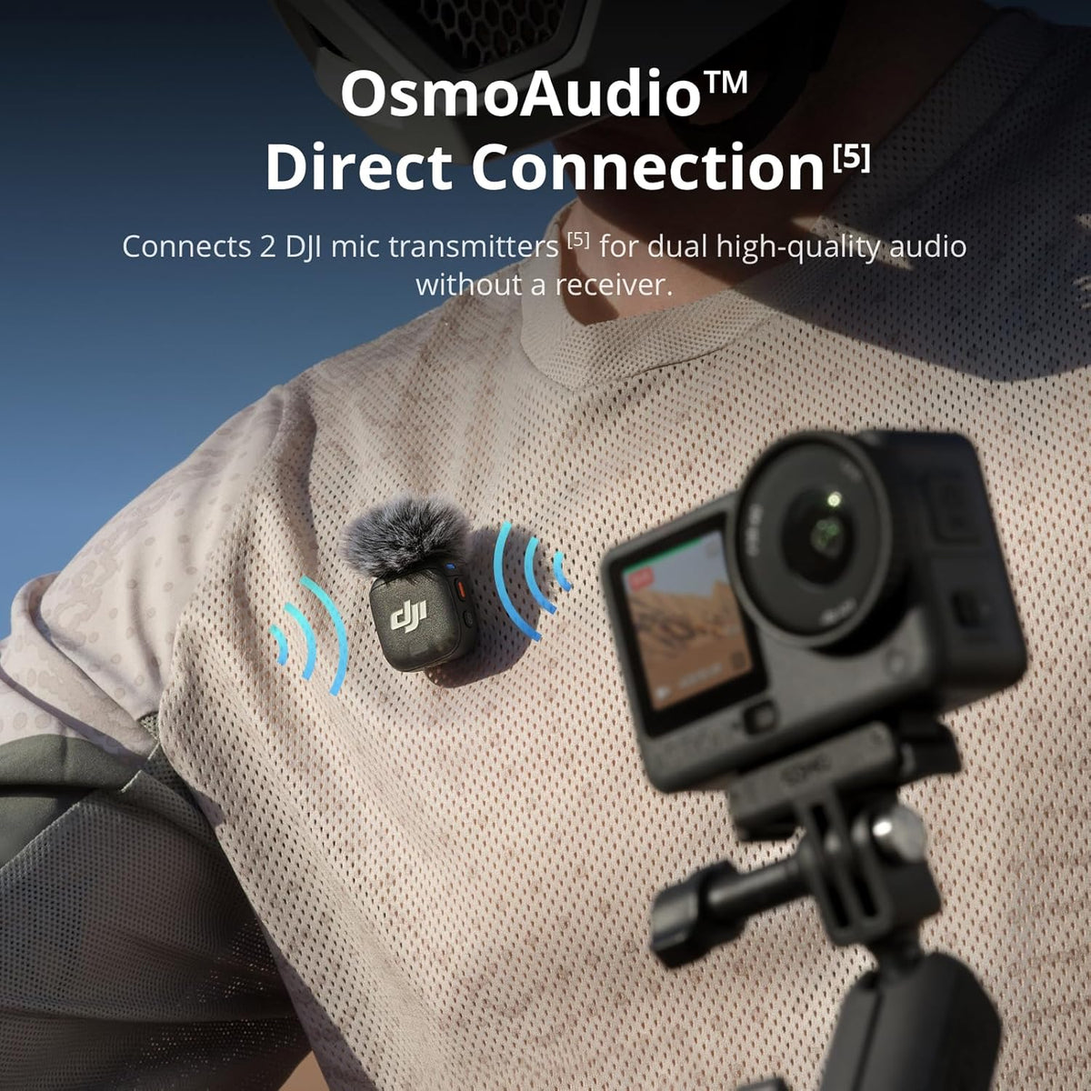 DJI Osmo Action 6 Enhanced Combo, podwodna kamera sportowa z kwadratową matrycą 1/1,1″ i pamięcią 50 GB, zmienną przysłoną f/2,0–f/4,0, wydłużony czas pracy z 2 akumulatorami, 8K