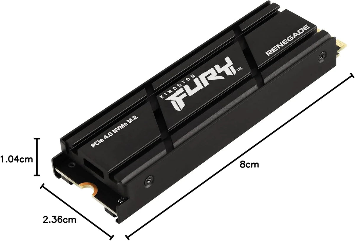 Kingston Fury Renegade 2000G SFYRDK/2000G Dysk Ssd M.2 Nvme, Czarny, 2 TB