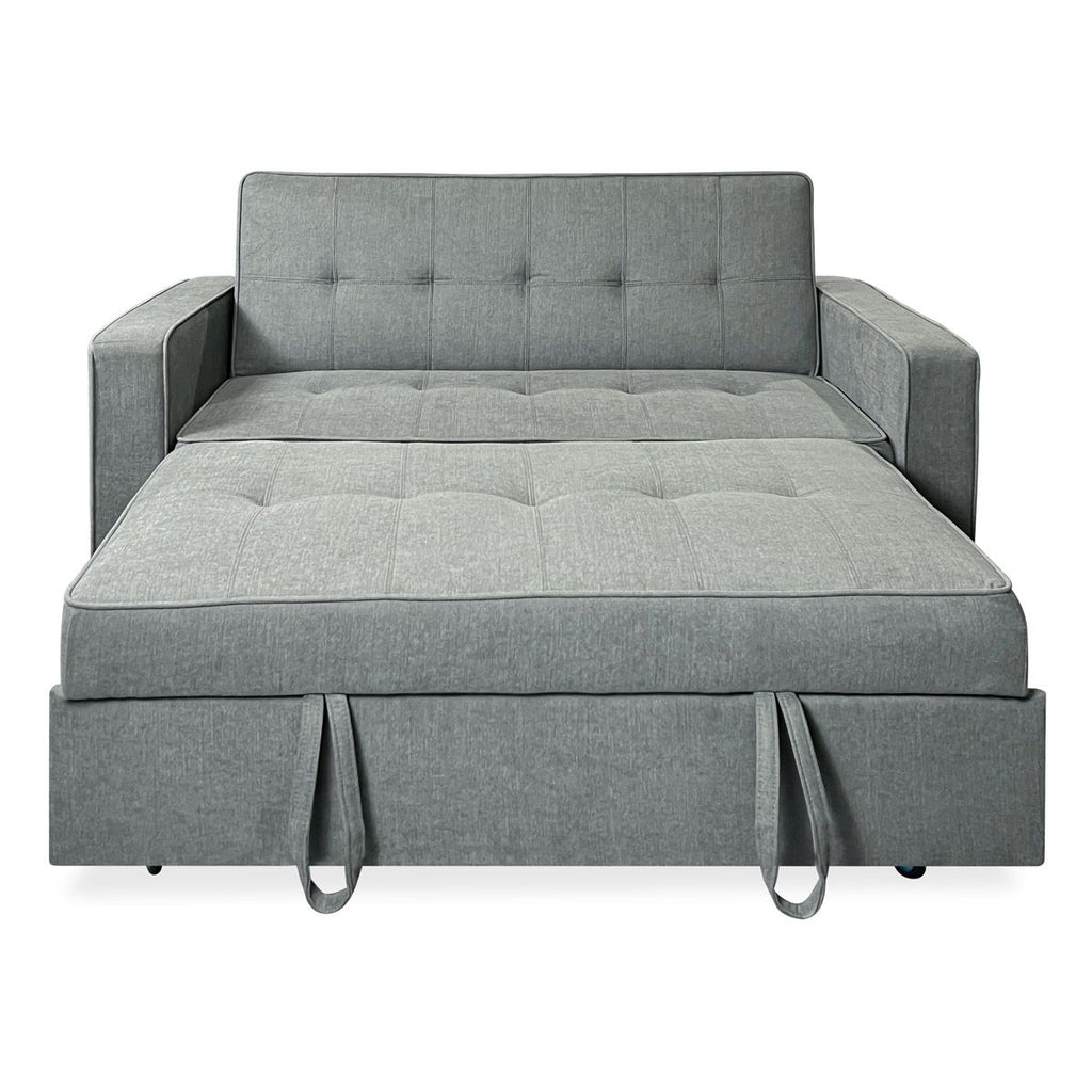 Sofa Vienna 2-osobowa z podłokietnikami, szara, nowoczesny, praktyczny i funkcjonalny design