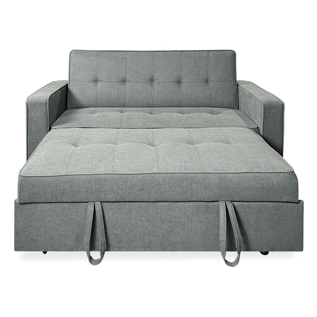 Sofa Vienna 2-osobowa z podłokietnikami, szara, nowoczesny, praktyczny i funkcjonalny design