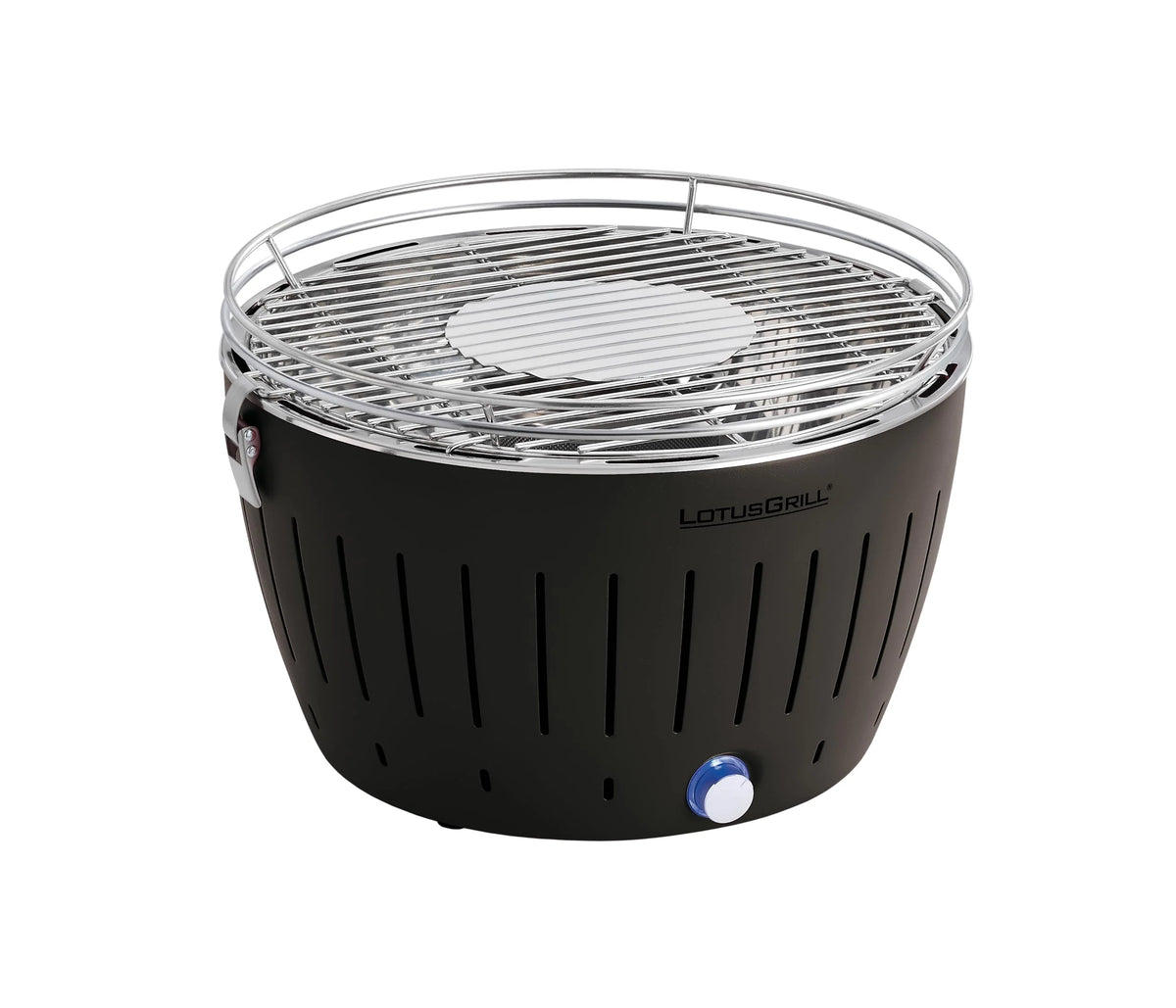 LotusGrill LG-AN-600 grill ogrodowy XXL, antracytowo-szary, średnica 57,6 cm, z zasilaczem