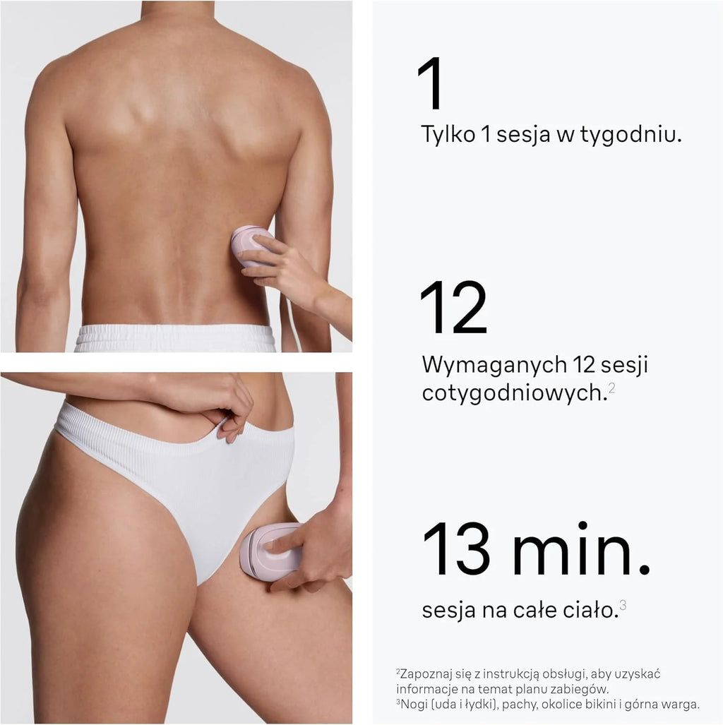 Braun IPL Smart Silk·expert Mini, Do Laserowej Depilacji W Domu, Trwała Redukcja Zbędnego Owłosienia, PL1100