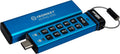 Kingston Klawiatura IronKey 200 typu A szyfrowana sprzętowo pamięć flash USB FIPS 140-3 poziom 3 (w toku) z 256-bitowym szyfrowaniem sprzętowym XTS-AES - IKKP200/512GB