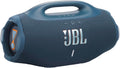 JBL Boombox 4 – przenośny głośnik Bluetooth z dźwiękiem JBL Pro Sound i AI Sound Boost, wodoodporny, pyłoszczelny (IP68), do 34 h odtwarzania, Auracast, 2 tryby wzmocnienia basu, niebieski