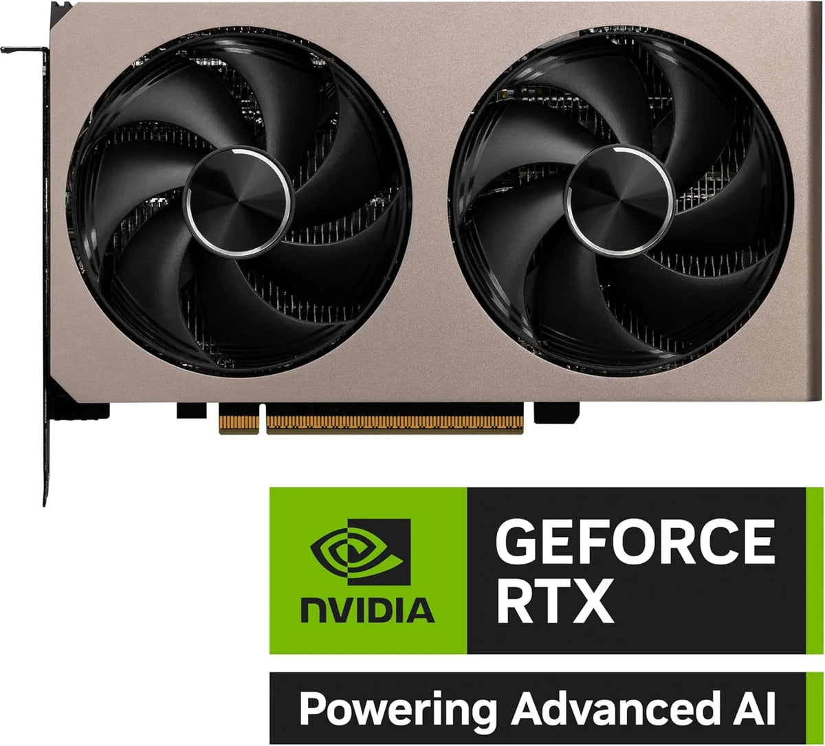 MSI Karta graficzna NVIDIA GeForce RTX 5060 Ti 8G Ventus 2X OC Plus - 8 GB GDDR7 (28 GB/s /128 Bits), PCIe 5.0 - Podwójny wentylator (2 x wentylatory STORMFORCE), HDMI 2.1b, DisplayPort 2.1b