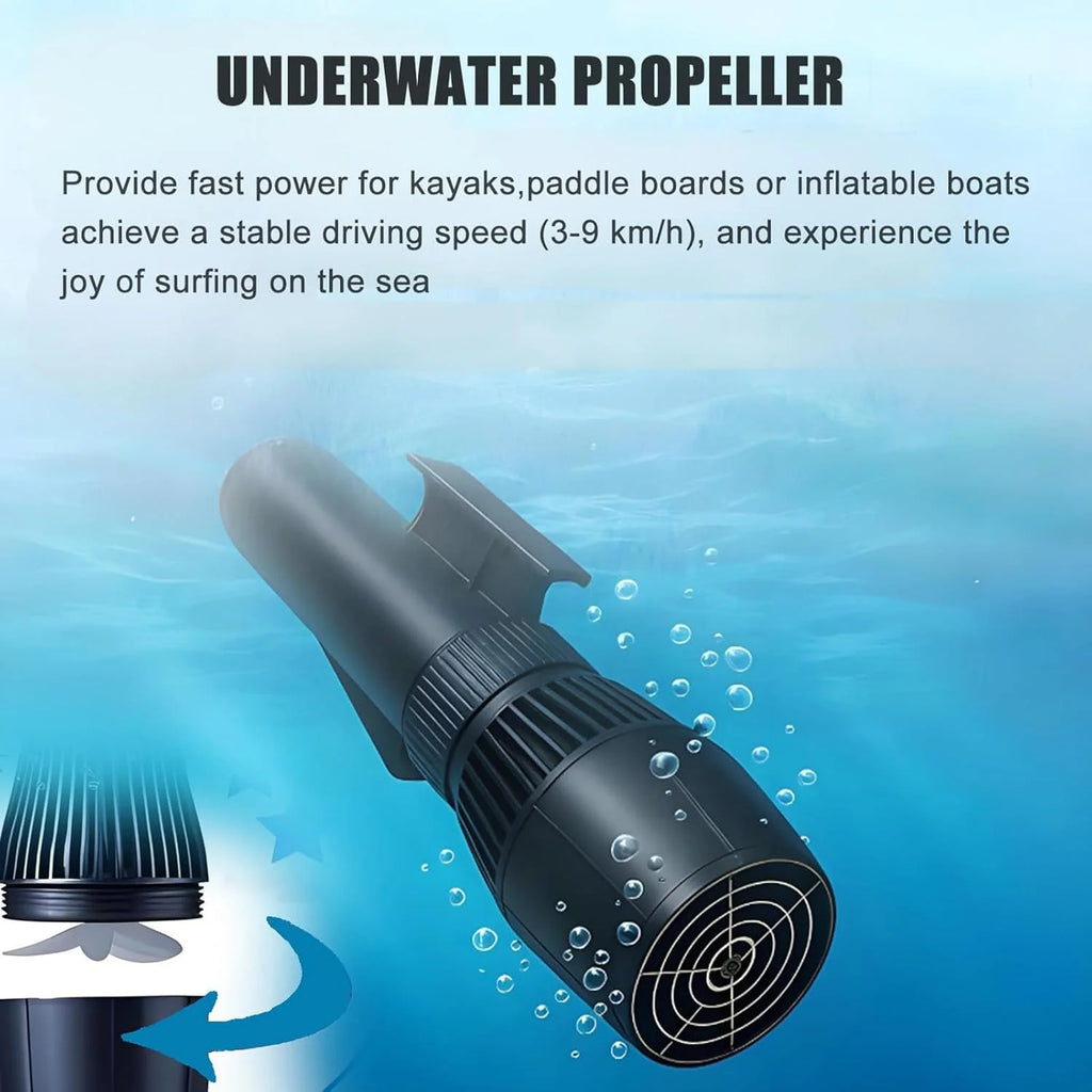 Nadmuchiwany skuter wodny, składany elektryczny nadmuchiwany skuter wodny 2 w 1 i podwodny skuter do nurkowania z silnikiem bezszczotkowym 700 W, przenośna konstrukcja, dla dorosłych i dzieci