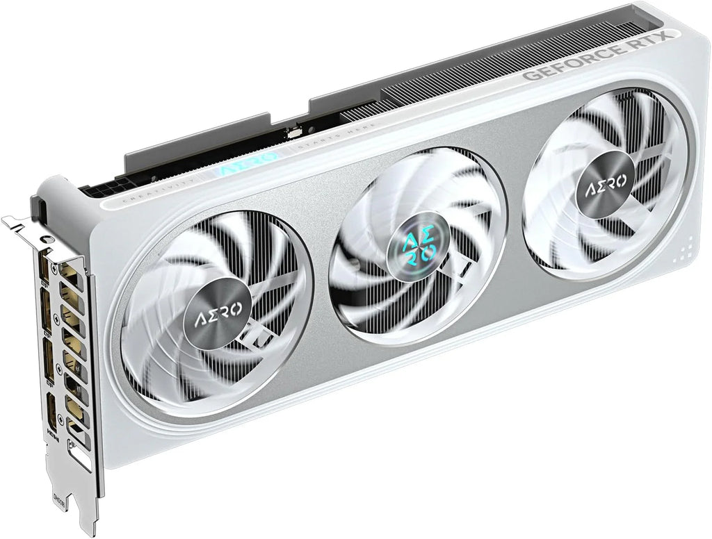 Gigabyte Karta graficzna GeForce RTX 5060 AERO OC 8G, 8 GB GDDR7, 128 bit, PCI-E 5.0, 2595 MHz Core Clock, 3 x DisplayPort, 1 x HDMI, GV-N5060AERO OC-8GD