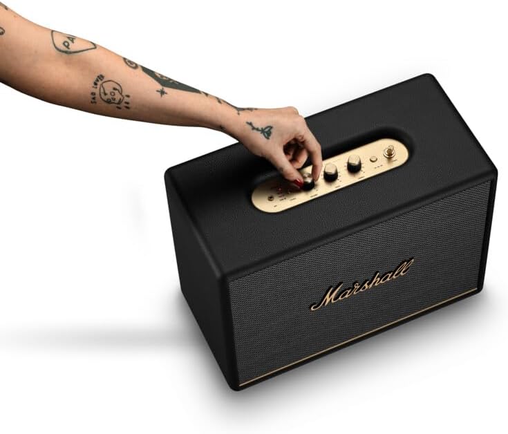 Marshall Woburn Iii Bk 1002583 Głośnik Bluetooth, Czarny, ‎46 x 38 x 26 cm
