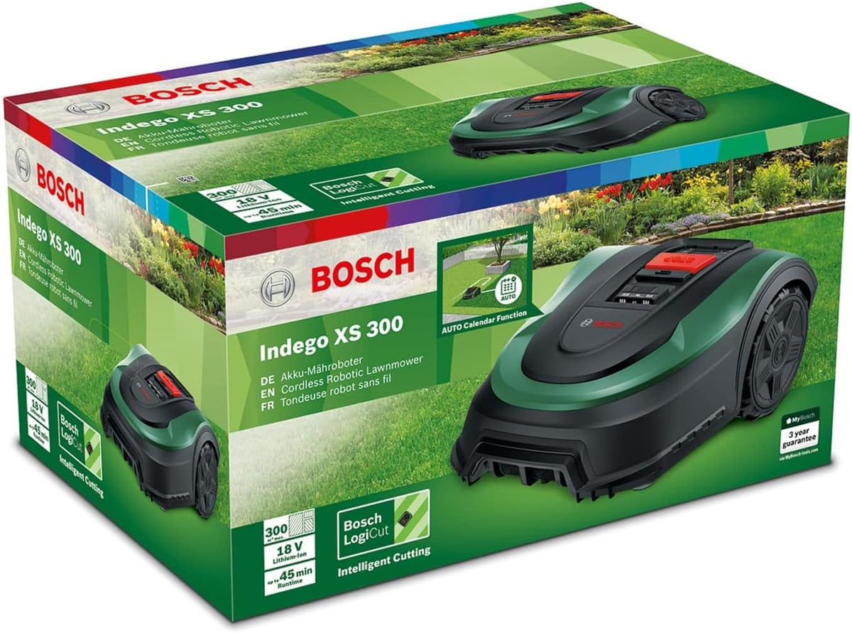 Bosch Home And Garden Kosiarka Robotyczna Akumulatorowa, Indego XS 300, 06008B0003