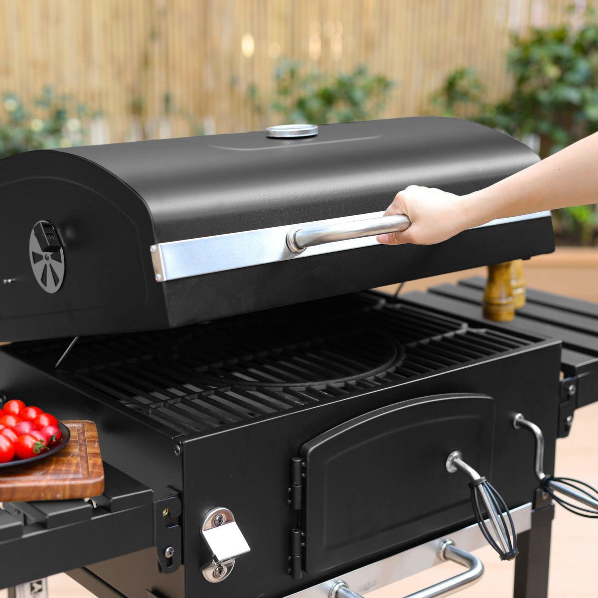 Grill węglowy Bernard, łapacz popiołu, napowietrzacze