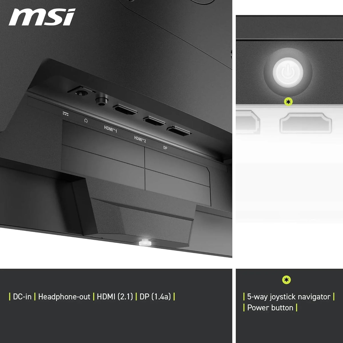 MSI MAG 273QP QD-OLED X24 Gaming Display 26,5 WQHD - Quantum Dot OLED Panel 2560 x 1440, 240Hz / 0,03ms, 99.1% DCI-P3, XXL) E≤2, DisplayHDR True Black 400 - DP 1.4a, HDMI 2.1.1