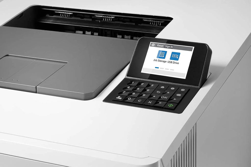 HP LaserJet Enterprise M455dn kolorowa drukarka laserowa (drukarka, LAN, duplex, taca na 300 arkuszy), biała
