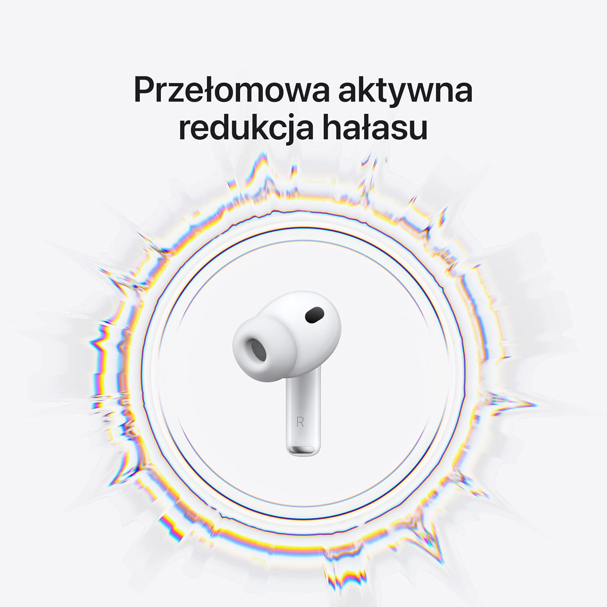 Apple AirPods Pro 3 Bezprzewodowe słuchawki, aktywna redukcja hałasu, pomiary tętna, funkcja aparatu słuchowego, Bluetooth, dźwięk przestrzenny, Hi-Fi, ładowanie przez USB-C