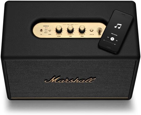 Marshall Woburn Iii Bk 1002583 Głośnik Bluetooth, Czarny, ‎46 x 38 x 26 cm