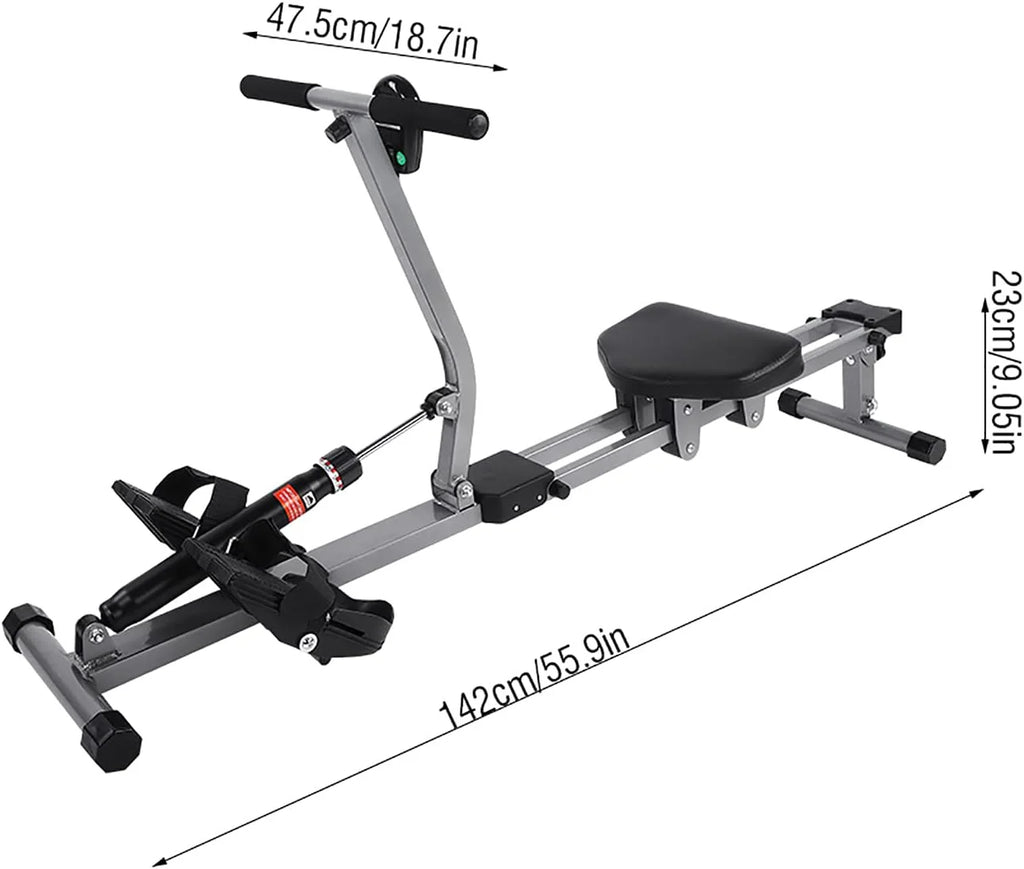 Stalowy wioślarz cardio rower trening trening ciała domowa siłownia fitness akcesoria