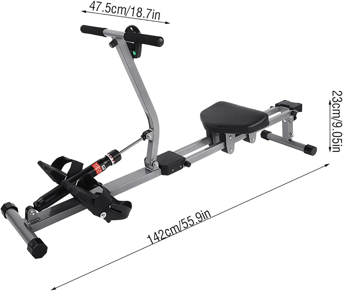 Stalowy wioślarz cardio rower trening trening ciała domowa siłownia fitness akcesoria