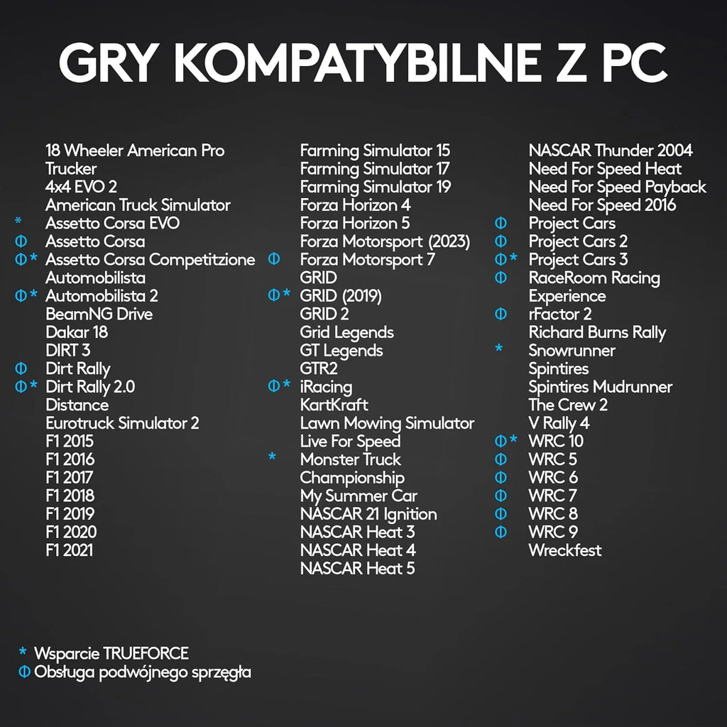 Logitech G G29 SE Driving Force, kierownica i pedały wyścigowe, siłowe sprzężenie zwrotne, prawdziwa skóra + Driving Force Shifter, dźwignia zmiany biegów - do konsol PS5, PS4 i PC/Mac - Czarny