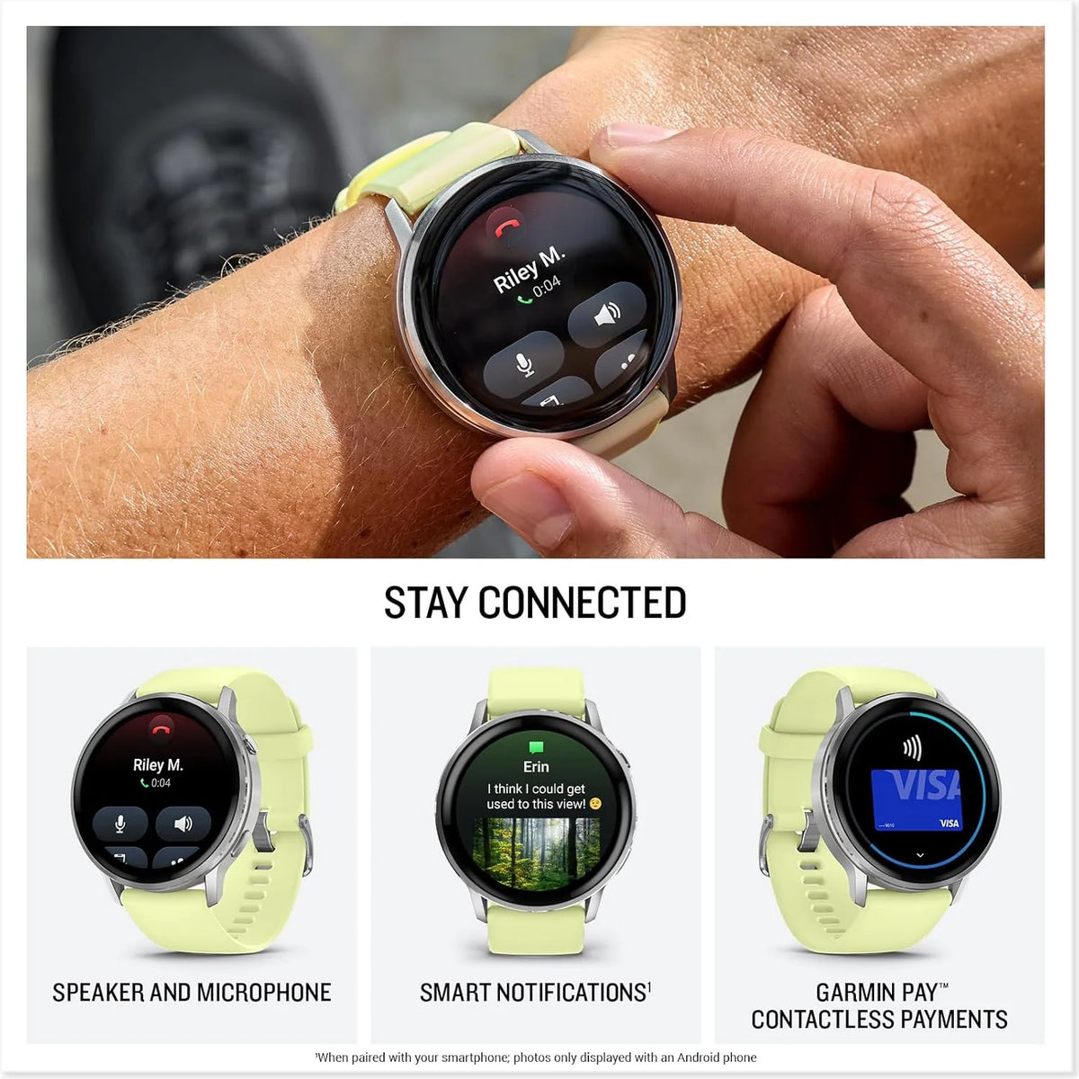 Garmin Venu 4 Premium Smartwatch GPS 41mm, AMOLED, Latarka LED, Slate Black/Black