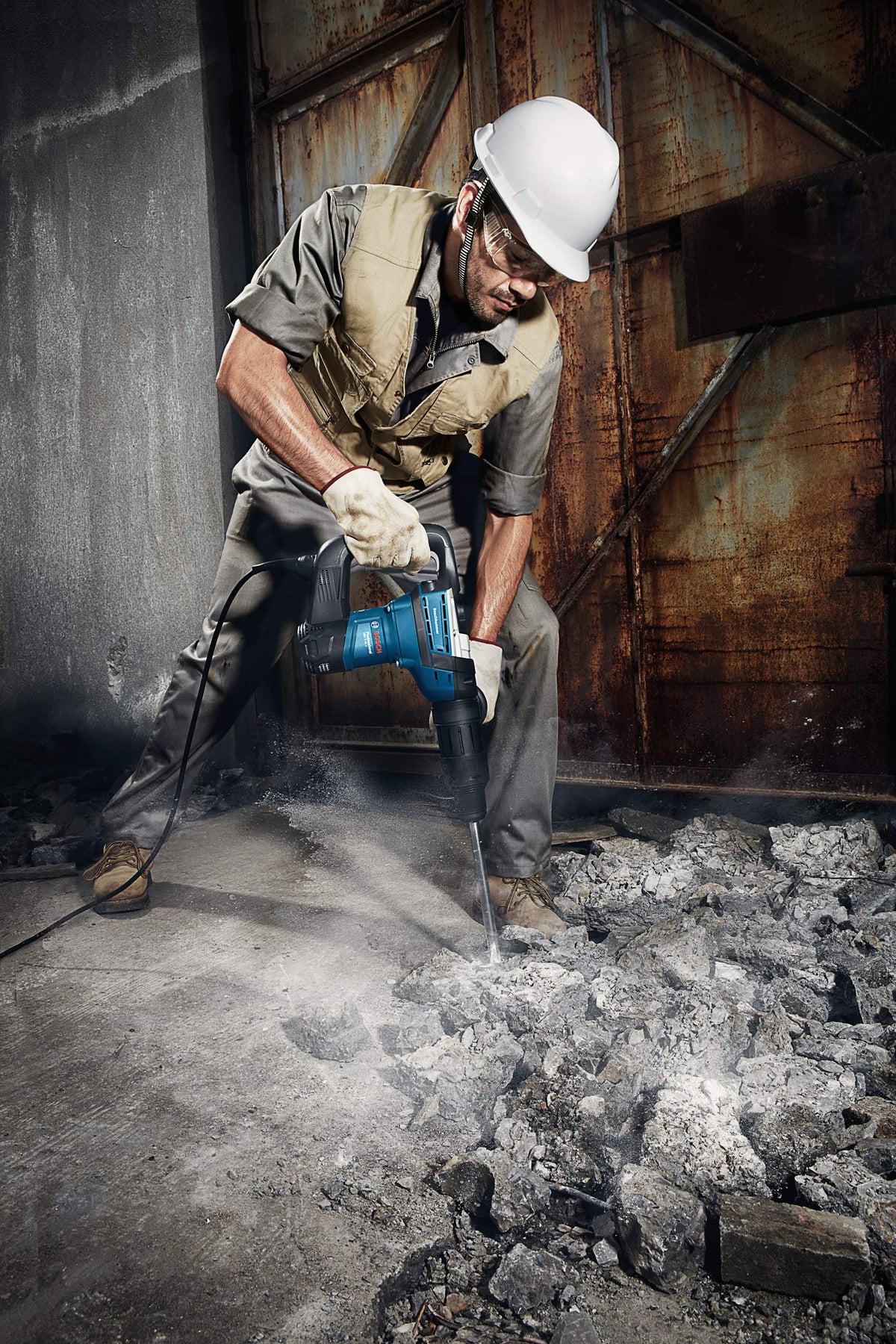 Bosch Professional: młot udarowo-obrotowy GBH 5-40 DCE (1 150 W, uchwyt SDS max, nominalna prędkość obrotowa 165 – 330 min-1, walizka)