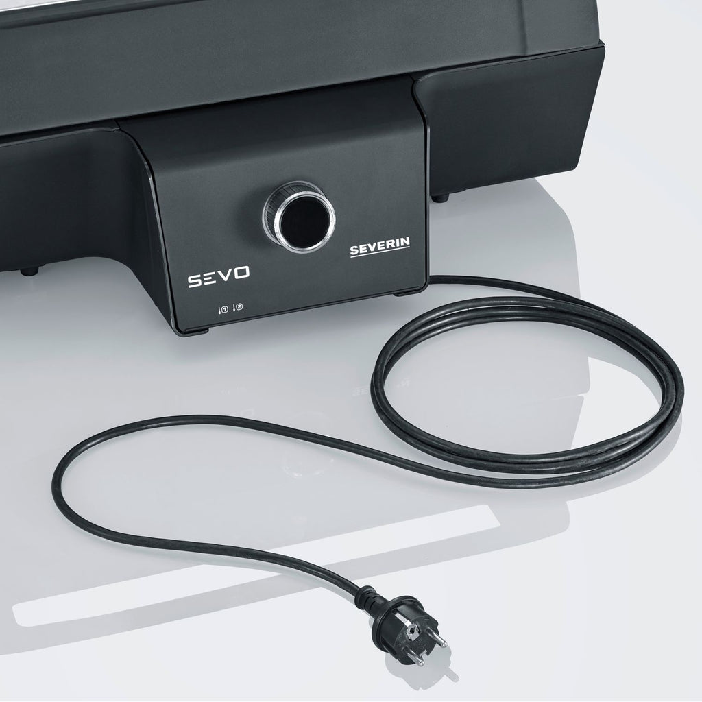 Grill elektryczny Severin Sevo GT Black Pg 8106 z cyfrowym wyświetlaczem OLED