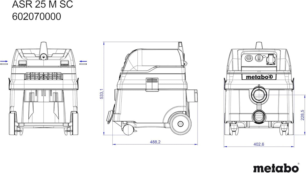 ASR 25 M SC (602070000) Aspirador universal