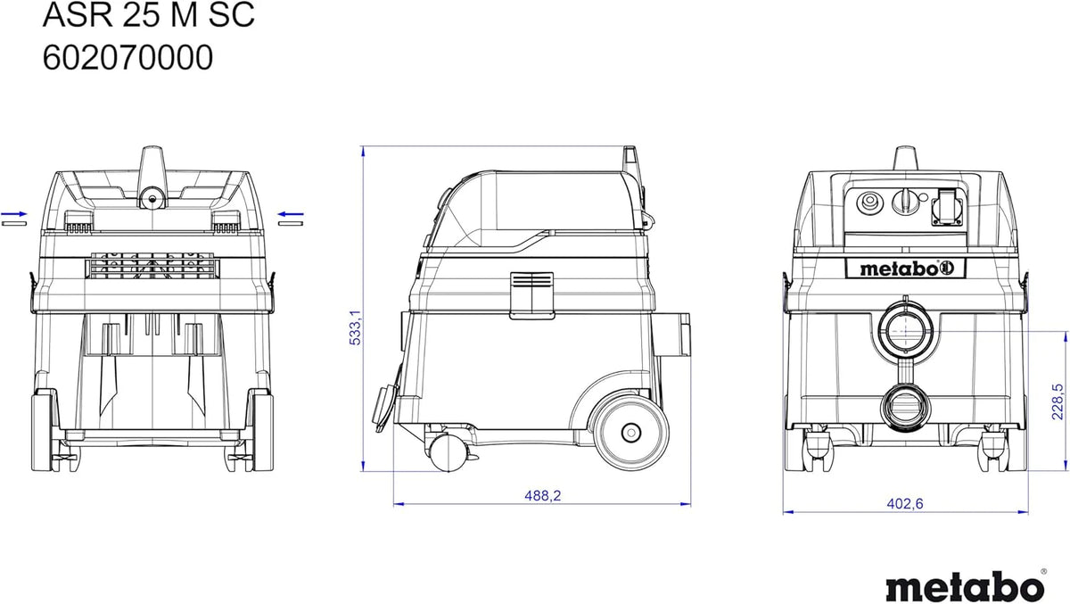 ASR 25 M SC (602070000) Aspirador universal